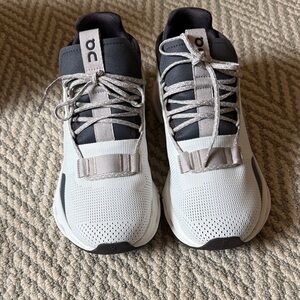 On Running Cloudnova Sneakers in Light Gray and Black